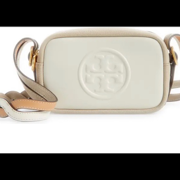 Tory Burch Perry Bombé Leather Mini Crossbody Bag - Picture 1 of 5